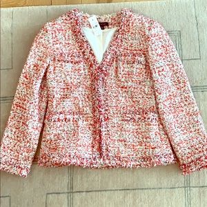 NWT Ann Taylor Textured Tweed Cardigan Jacket Sz 2